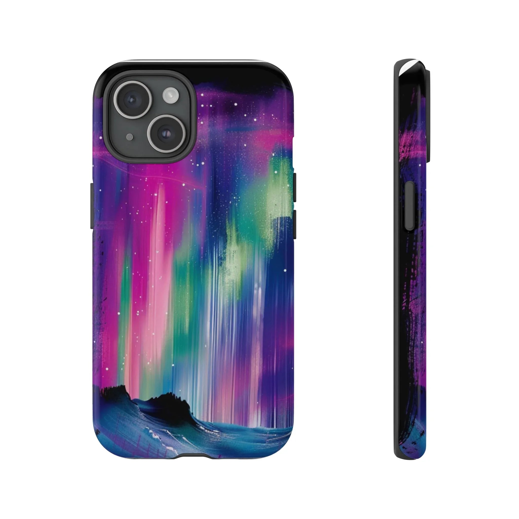 Aurora Borealis Phone Case | Tough iPhone Case, Northern Lights Sky - 250 USA Celebration