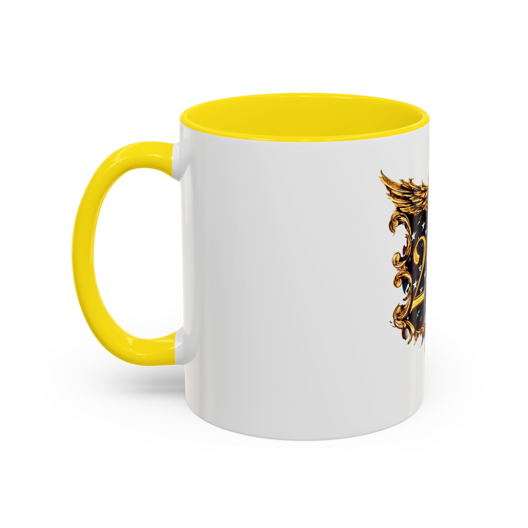 250th Anniversary American Flag Accent Coffee Mug — Patriotic 250th Year Anniversary Celebration Gift