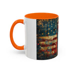 Liberty Statue American Flag Coffee Mug — Patriotic Vintage Accent Mug (11/15oz)