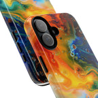 Abstract Colorful Swirl Phone Case | Tough Protective iPhone Cover - 250 USA Celebration