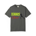 Tennis Girl T-shirt | Tennis Player Silhouette, Sporty Graphic Tee - 250 USA Celebration