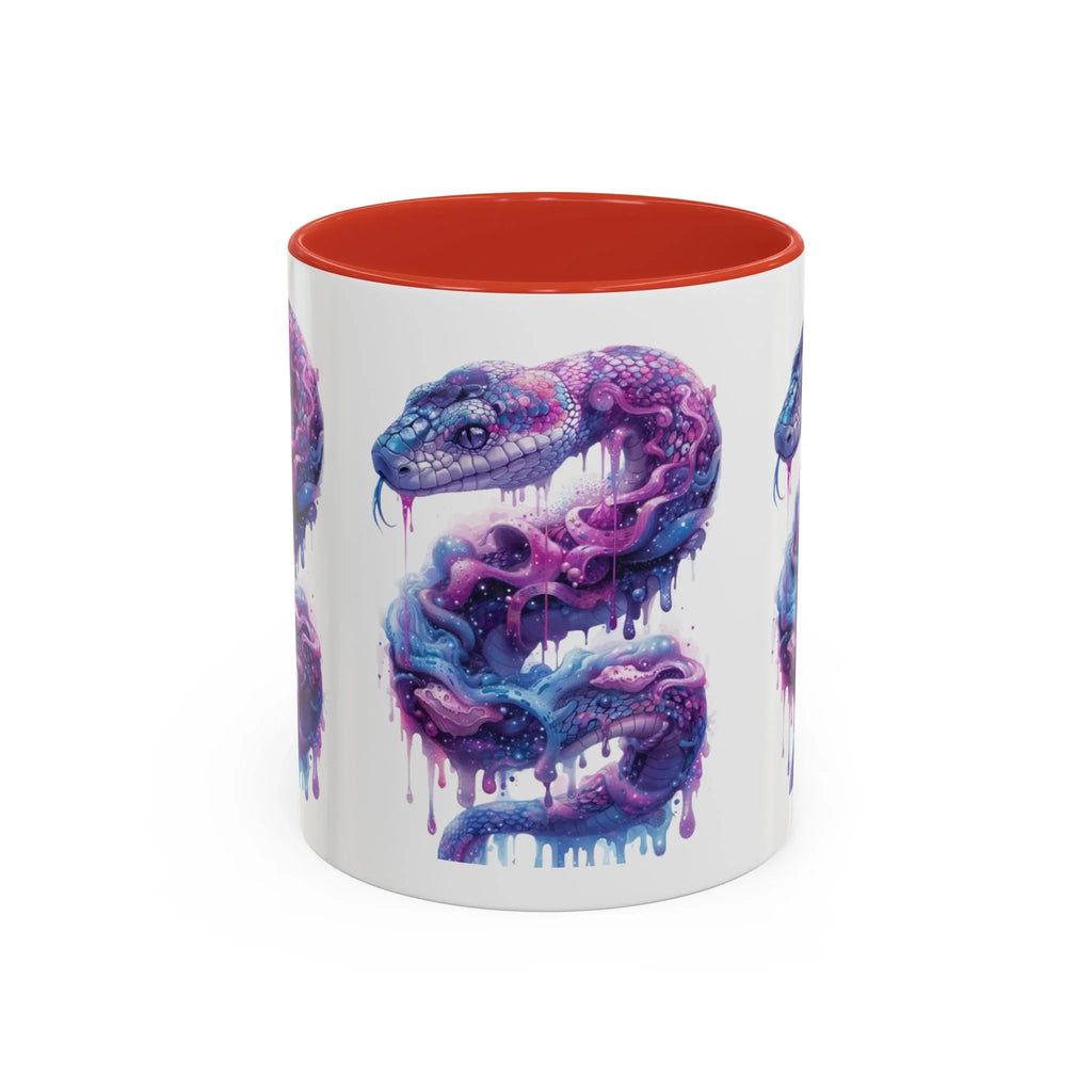 Psychedelic Ouroboros Snake Mug | Rainbow Galaxy Fractal Mushrooms - 250 USA Celebration