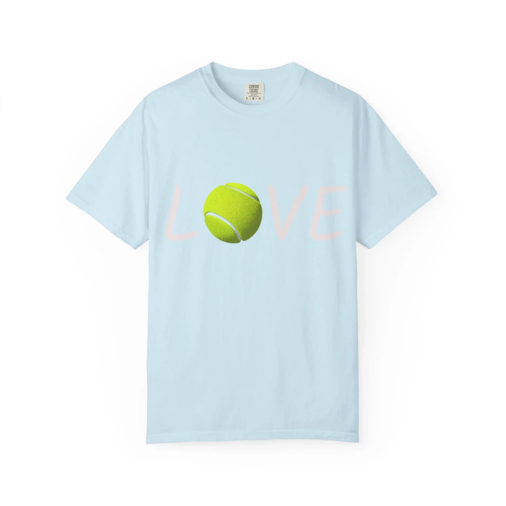 Tennis Ball LOVE T-Shirt | Tennis Lover Shirt, Sports Graphic Tee - 250 USA Celebration