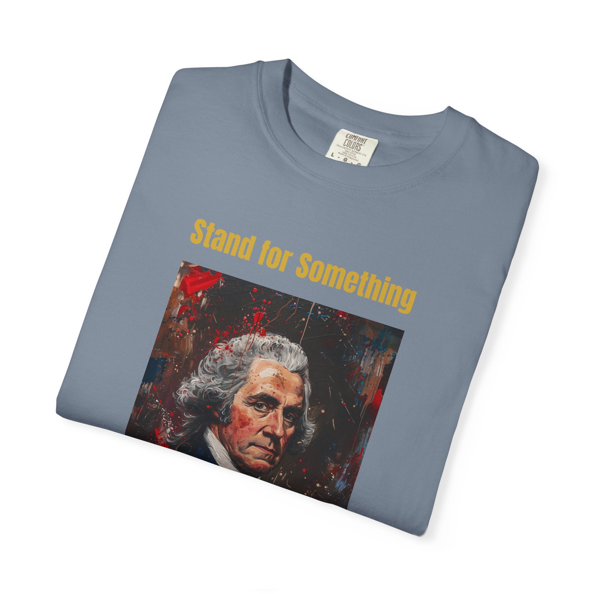 T-Shirt — 'Stand for Something' Alexander Hamilton Portrait Tee