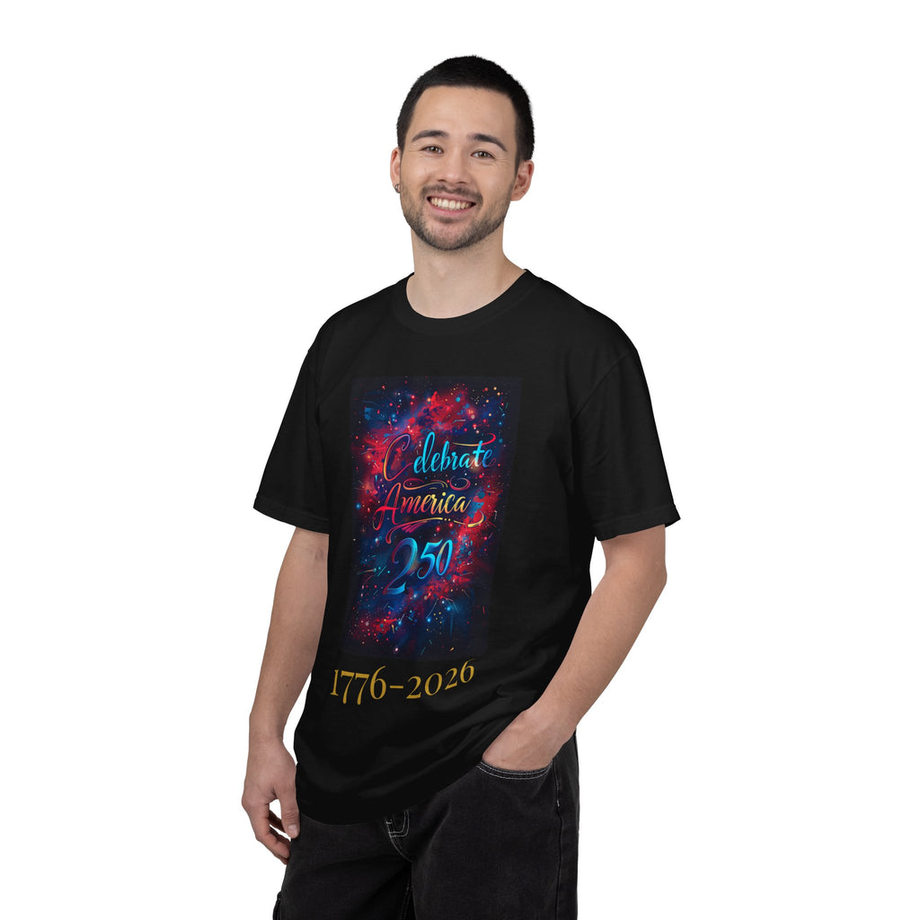 250th America Celebration T-Shirt — "Celebrate America 250" 1776–2026 Patriotic Tee