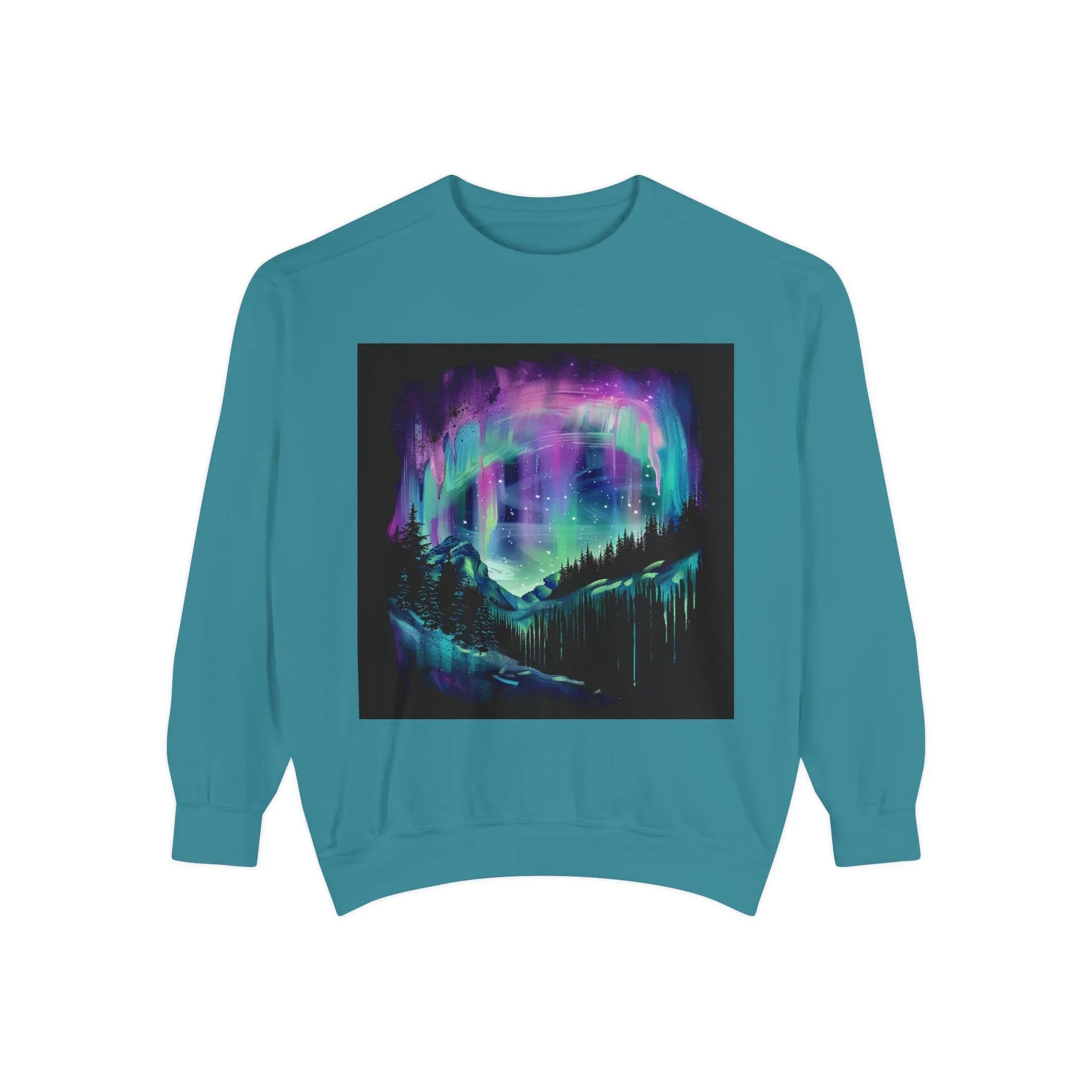 Aurora Borealis Sweatshirt | Northern Lights, northern lights t-shirt, aurora borealis tee, northern lights apparel, aurora borealis shirt - 250 USA Celebration