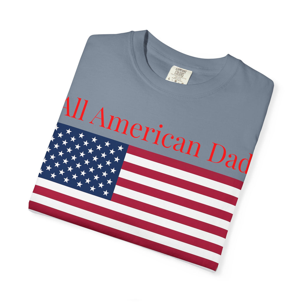 All American Dad T-Shirt – Patriotic USA Flag Tee for Father’s Day