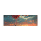 Romantic Canvas Wall Art, Love, Heart Balloon Art, Gift for Couples, Valentines Wall Decor, Valentine's Day Women's Merchandise, Valentines - 250 USA Celebration