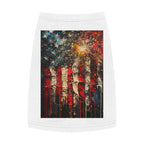 Patriotic Fireworks American Flag Pet Tank Top