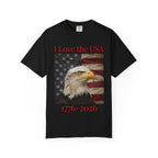 Patriotic Eagle T-Shirt — "I Love the USA 1776–2026"