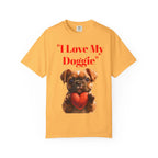 Cute French Bulldog Puppy Holding Red Heart T-shirt | Dog Lover Cartoon - 250 USA Celebration