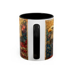 Bald Eagle with Tattered American Flag Coffee Mug | Fireworks Patriotic 11oz 15oz - 250 USA Celebration