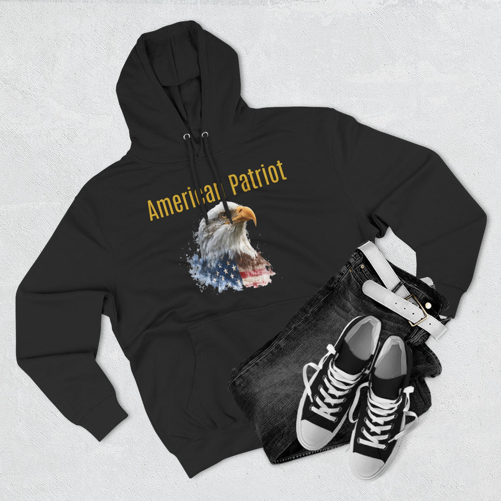 Official 250th American Patriot Hoodie Bald Eagle