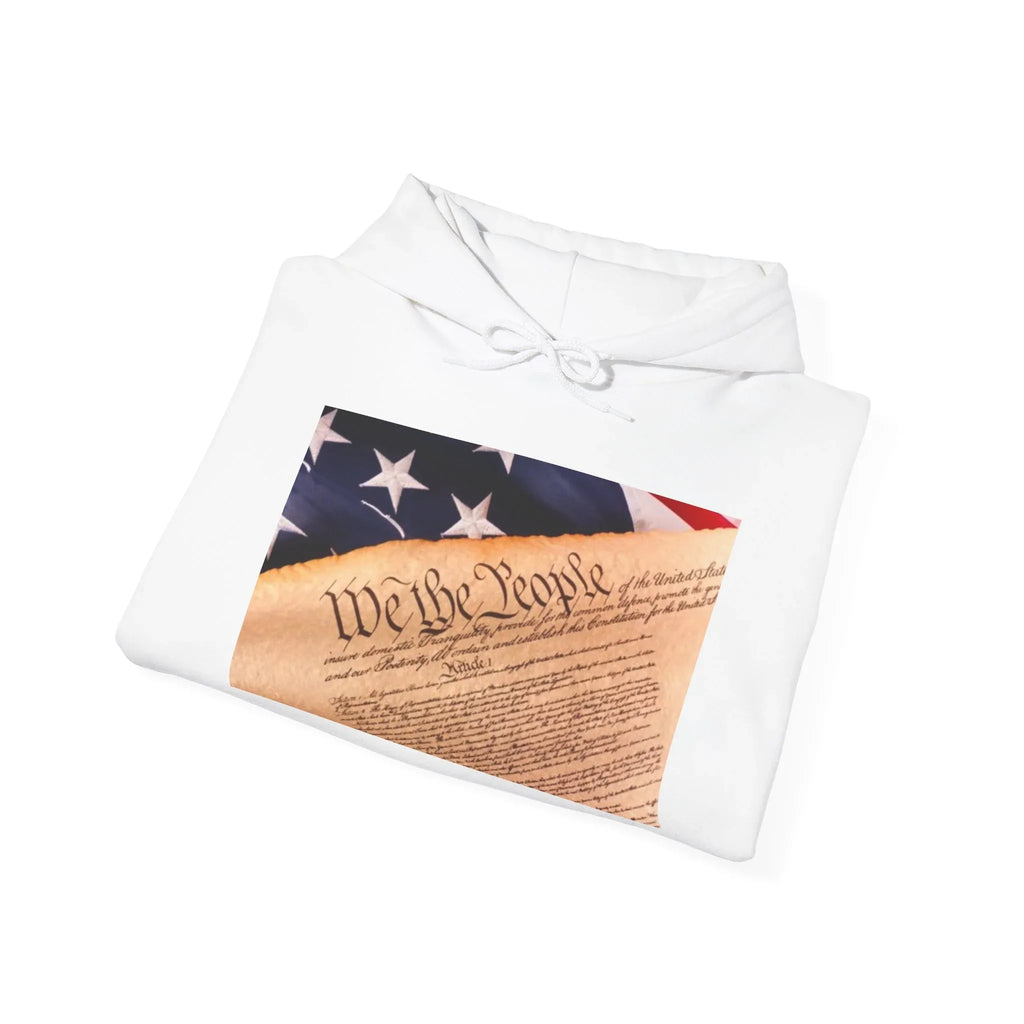 We the People Constitution Hoodie | American Flag Patriotic Sweatshirt - 250 USA Celebration