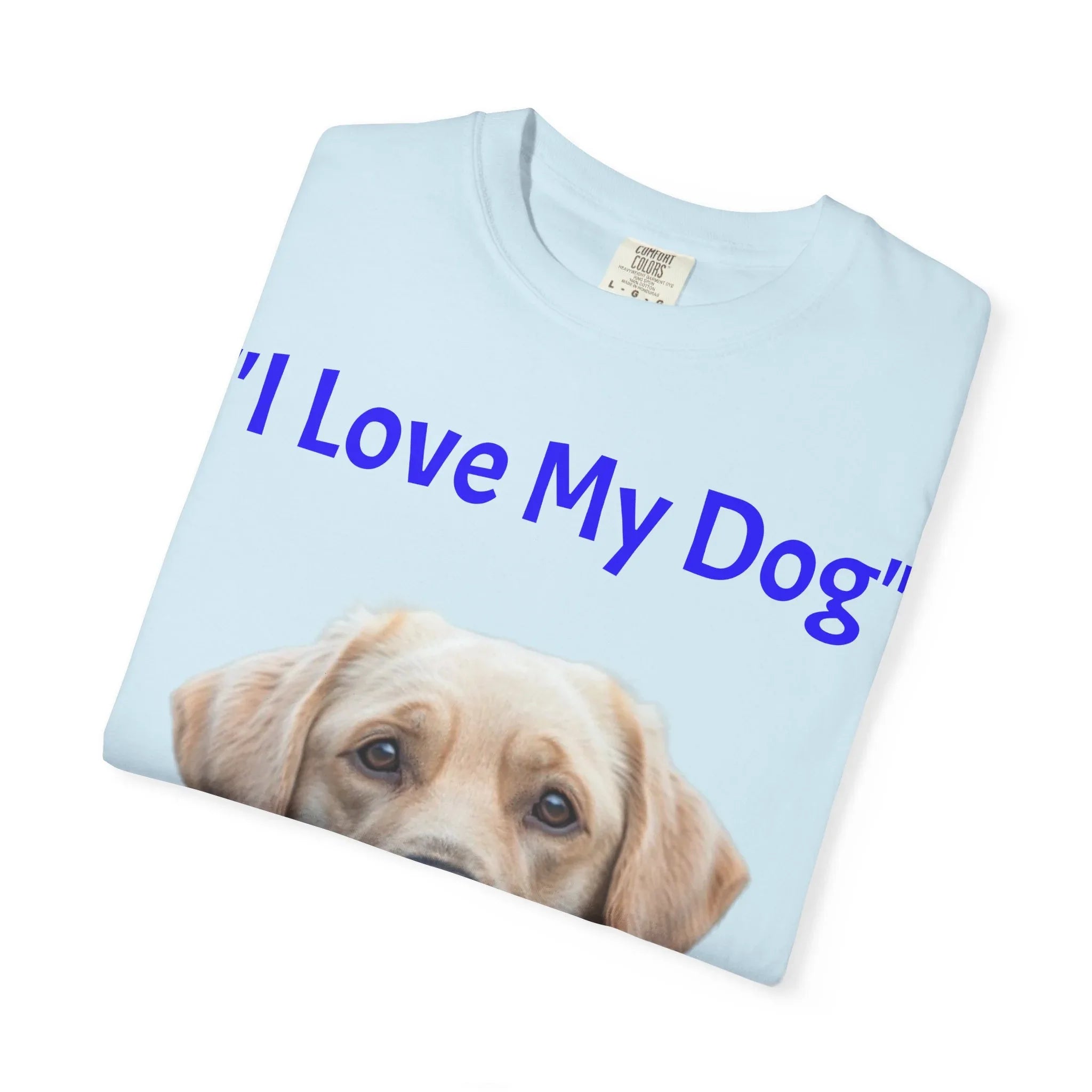 I Love My Dog Labrador Portrait T-shirt | Dog Lover Tee - 250 USA Celebration