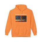 Freedom Forged Here American Flag Hoodie | Patriotic USA - 250 USA Celebration