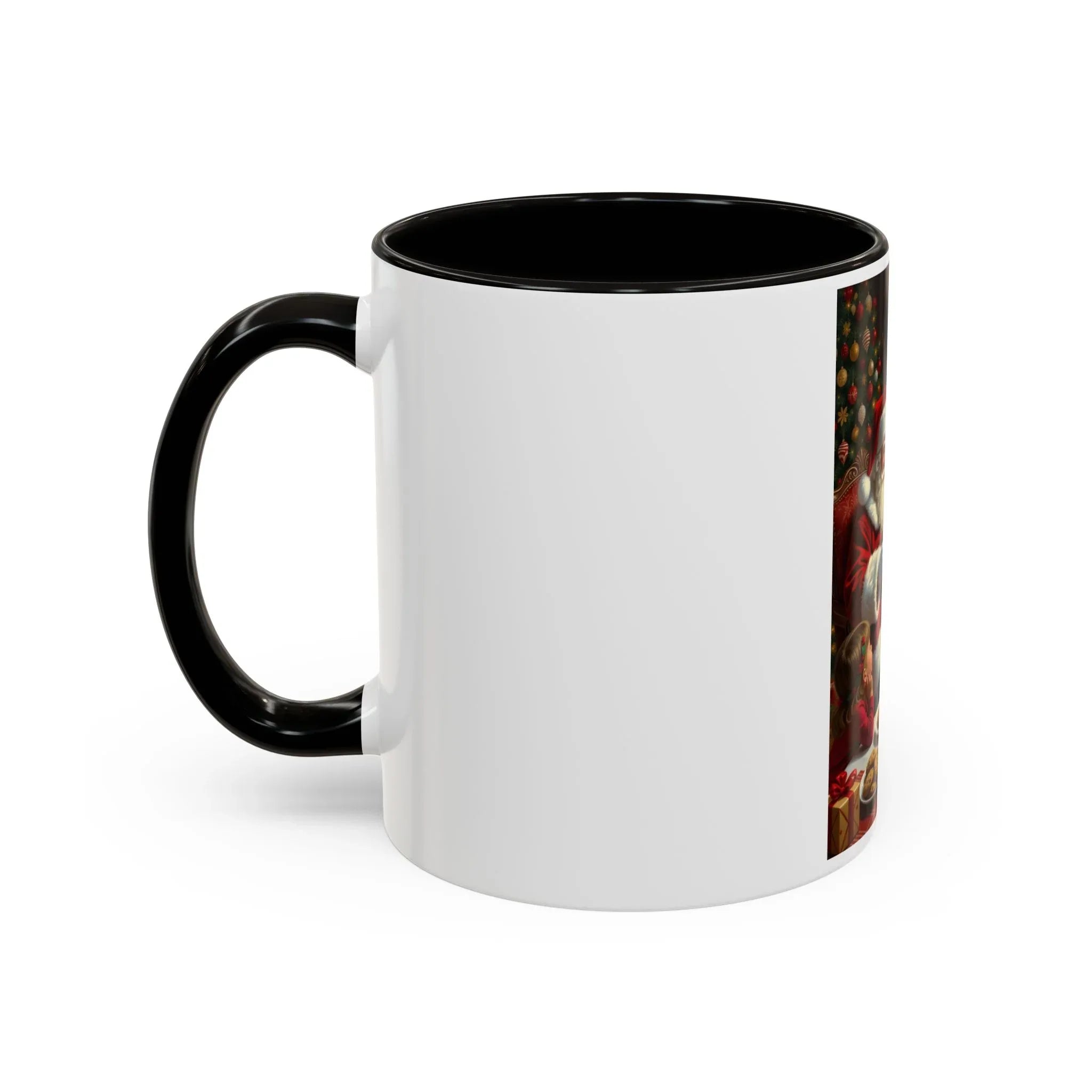 Christmas Santa Mug, Holiday Coffee Mug, Festive Drinkware, Cute Santa Cup, Winter Decor, Gift for Kids - 250 USA Celebration