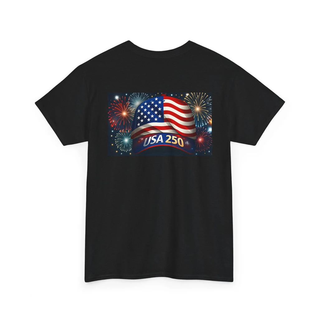 250th Anniversary USA Tee, 250 Years of Freedom, Patriotic Baseball Cap, American, American Patriotic, USA Apparel, Flag T-Shirts - 250 USA Celebration