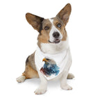 Eagle Watercolor Pet Bandana, Stylish Dog Collar, Nature Lover Gift, Outdoor Adventures, Pet Fashion Accessory, Dog Bandana - 250 USA Celebration