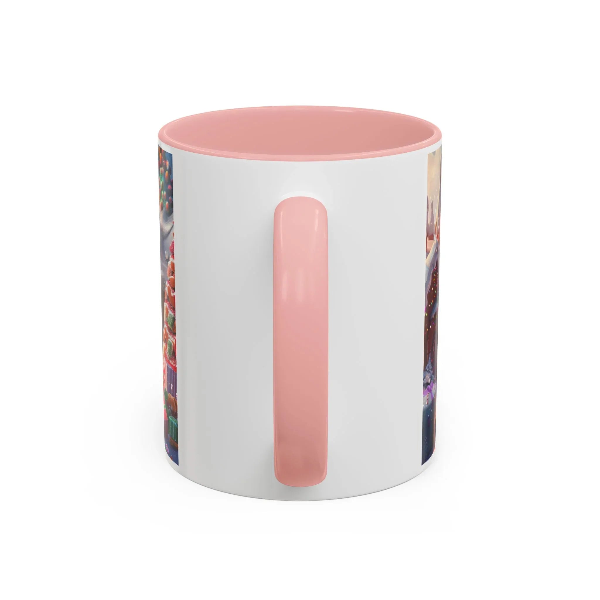 Festive Santa Accent Coffee Mug, Christmas Gift, Holiday Decor, Winter Wonderland, Hot Cocoa Mug, Seasonal Drinkware - 250 USA Celebration