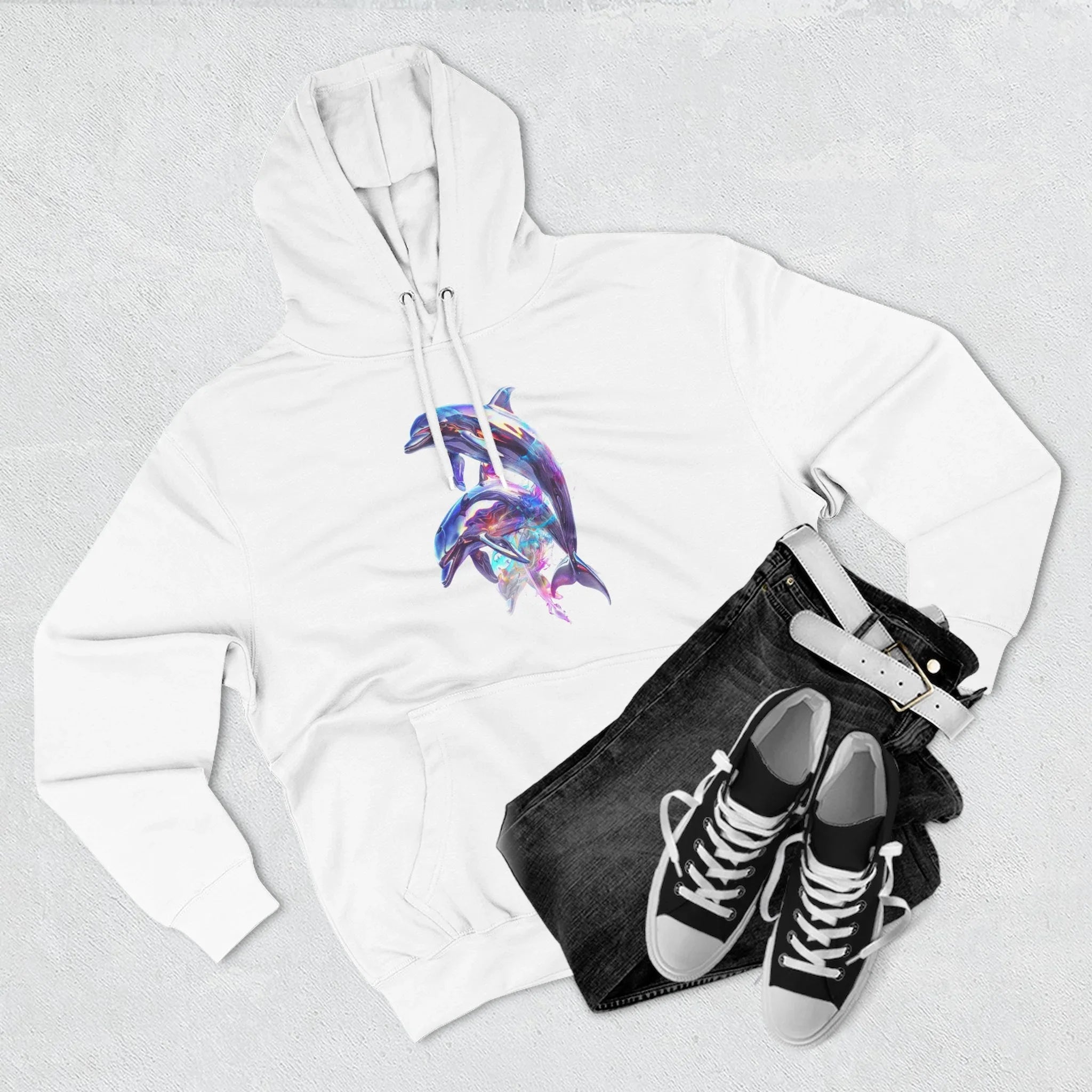 Colorful Peace Sign Floral Skull Hoodie | Psychedelic Peace Skull - 250 USA Celebration