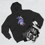 Colorful Peace Sign Floral Skull Hoodie | Psychedelic Peace Skull - 250 USA Celebration