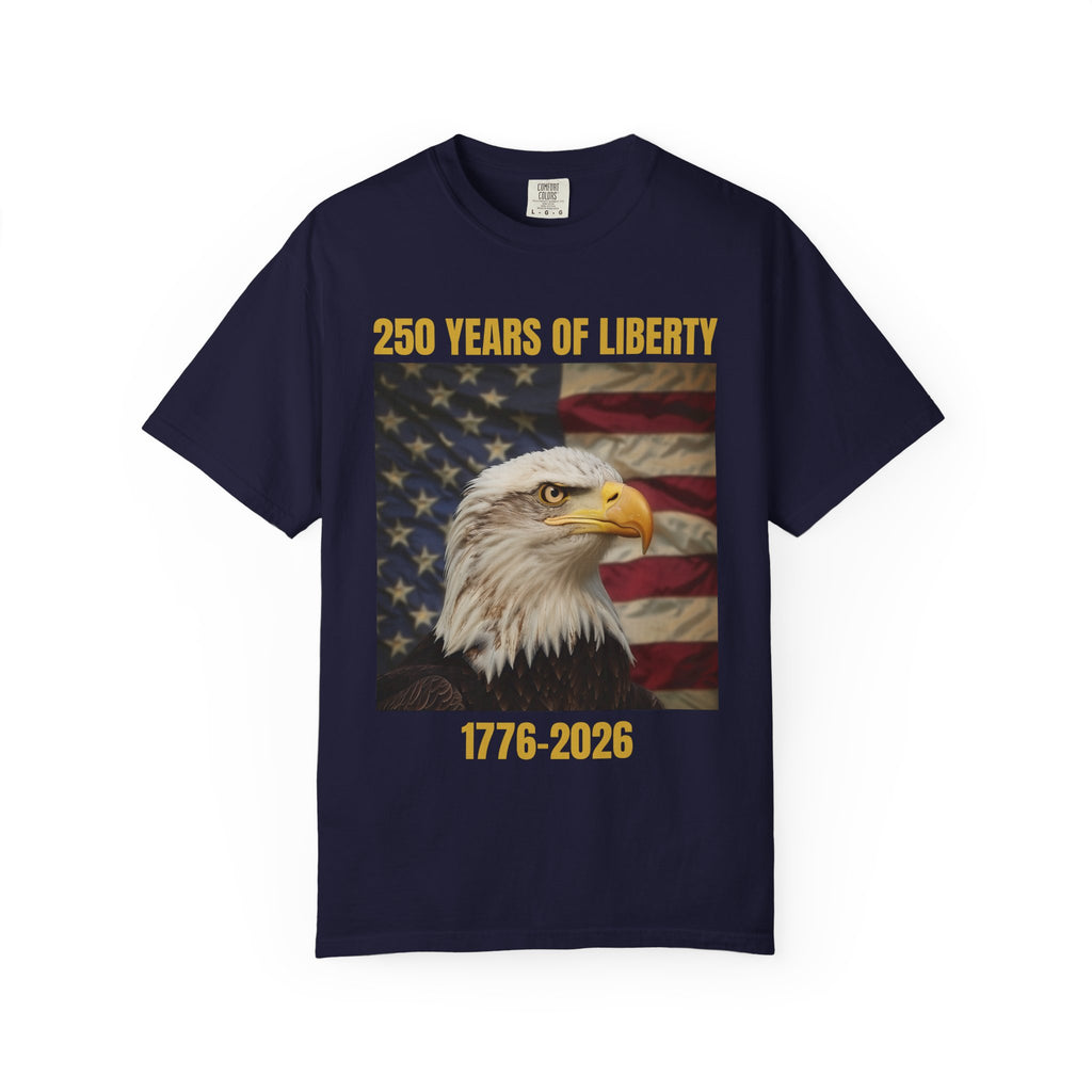 Patriotic Eagle T-Shirt — "I Love the USA 1776–2026"