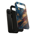 Patriotic Phone Case, Tough Cases with American Flag Design, Stylish Phone Accessories, USA Pride Gift, Durable Cases for All Occasions - 250 USA Celebration