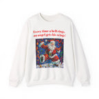 Festive Angel Sweatshirt, Cozy Holiday Crewneck, Christmas Apparel, Unique Gift, Winter Fashion - 250 USA Celebration