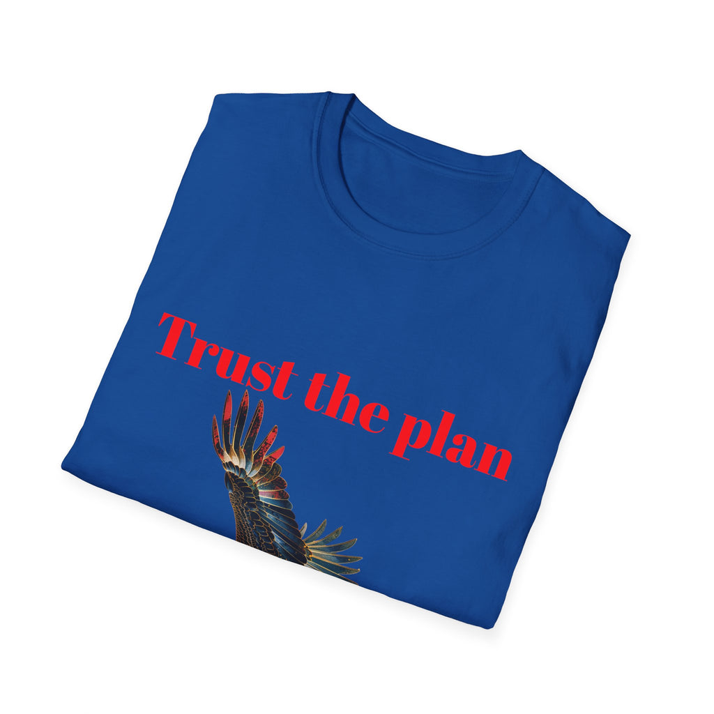 Trust the Plan eagle T-Shirt | Flying Bald Eagle graphic tee