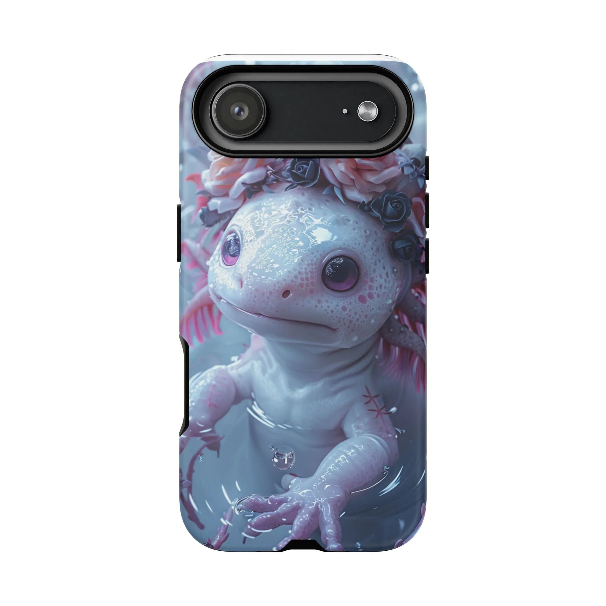 Goth Axolotls Tough Cases | Cute Creepy Axolotl Phone Case, Gloomycore Aesthetic - 250 USA Celebration