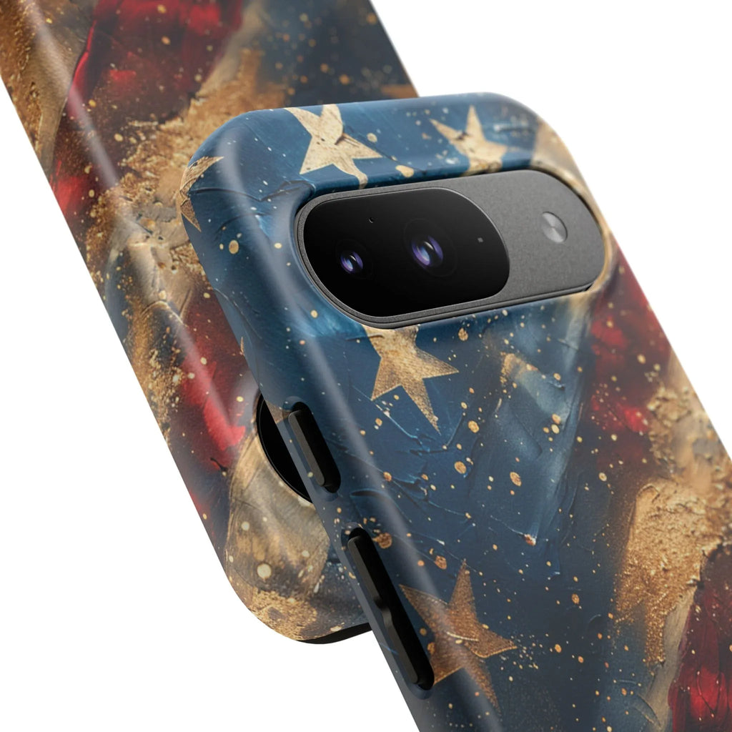 Patriotic Phone Case, Tough Cases with American Flag Design, Stylish Phone Accessories, USA Pride Gift, Durable Cases for All Occasions - 250 USA Celebration