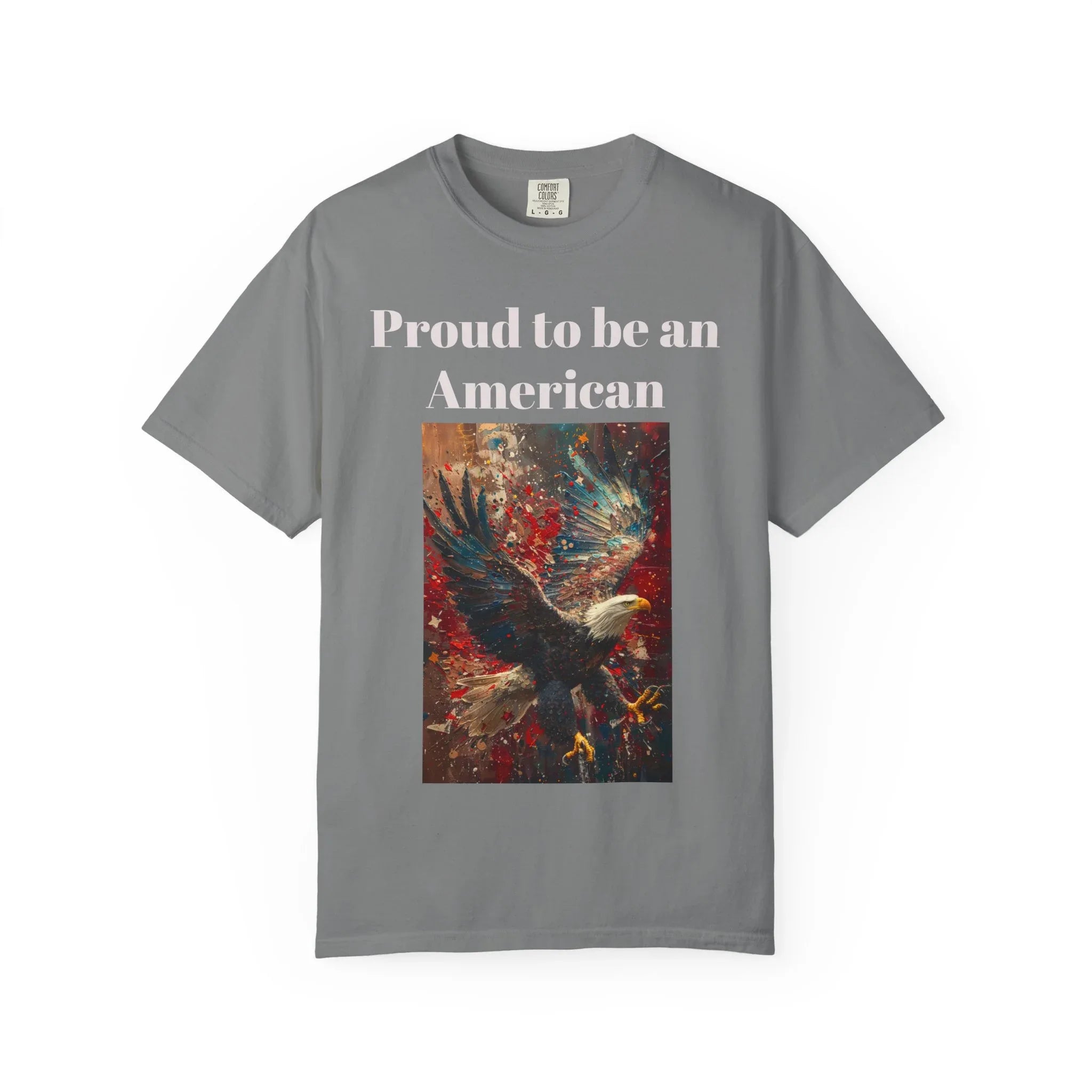 Patriotic Eagle T-Shirt, Proud to be an American Tee, Unisex Graphic T-Shirt, Independence Day Gift, Casual Wear, Eagle Design Shirt - 250 USA Celebration