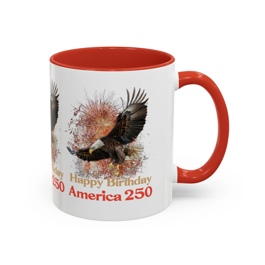 Accent Coffee Mug (11, 15oz) - 250 USA Celebration