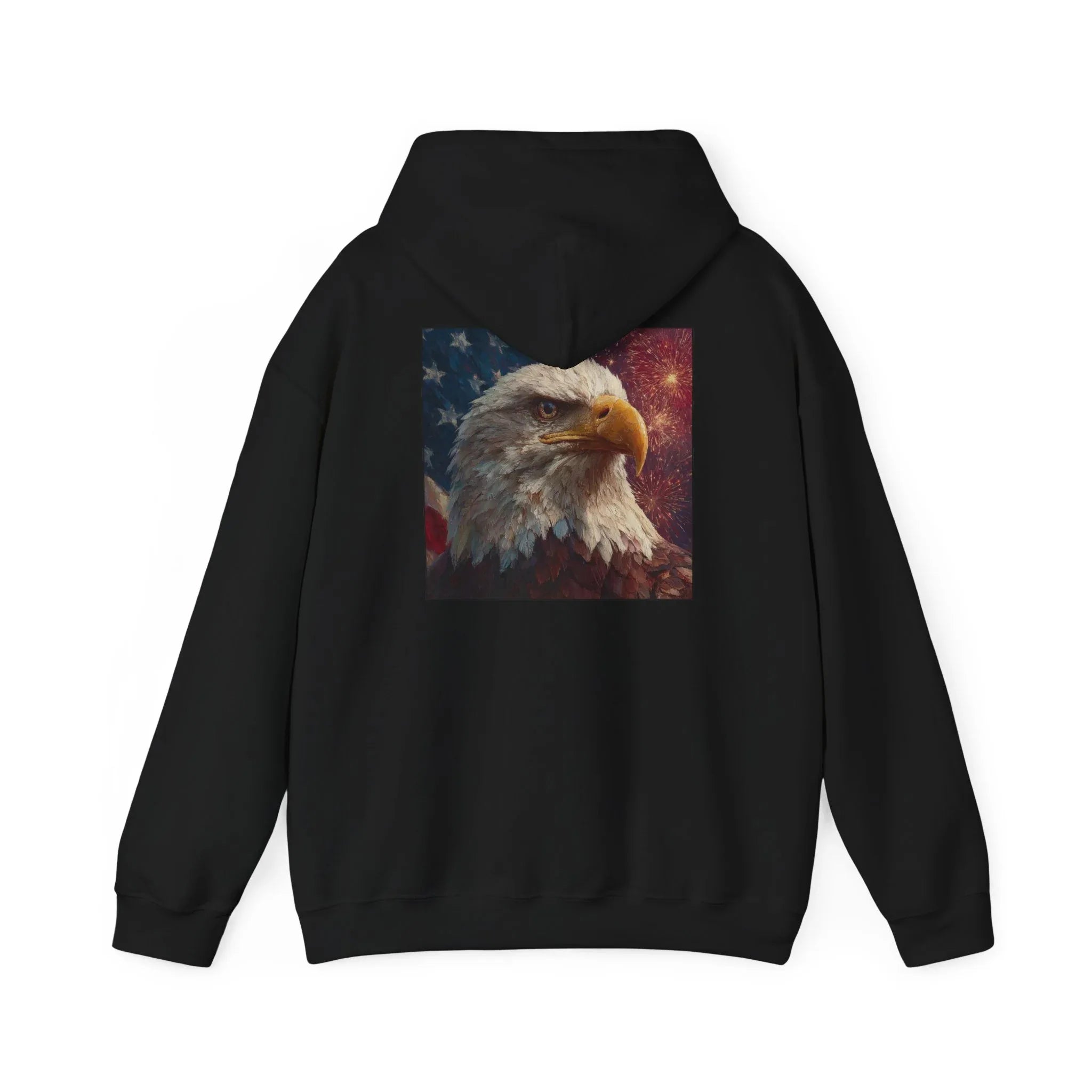 Patriotic American Hooded Sweatshirt, USA Graphic Tees, Flag T-Shirts, Independence Day Apparel, Funny Patriotic Shirts, Custom American Tee - 250 USA Celebration