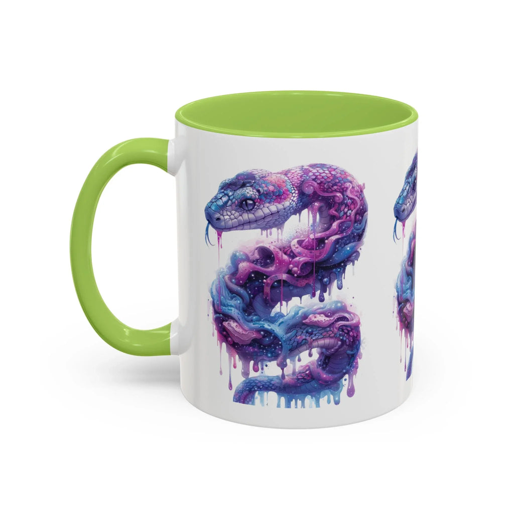 Psychedelic Ouroboros Snake Mug | Rainbow Galaxy Fractal Mushrooms - 250 USA Celebration