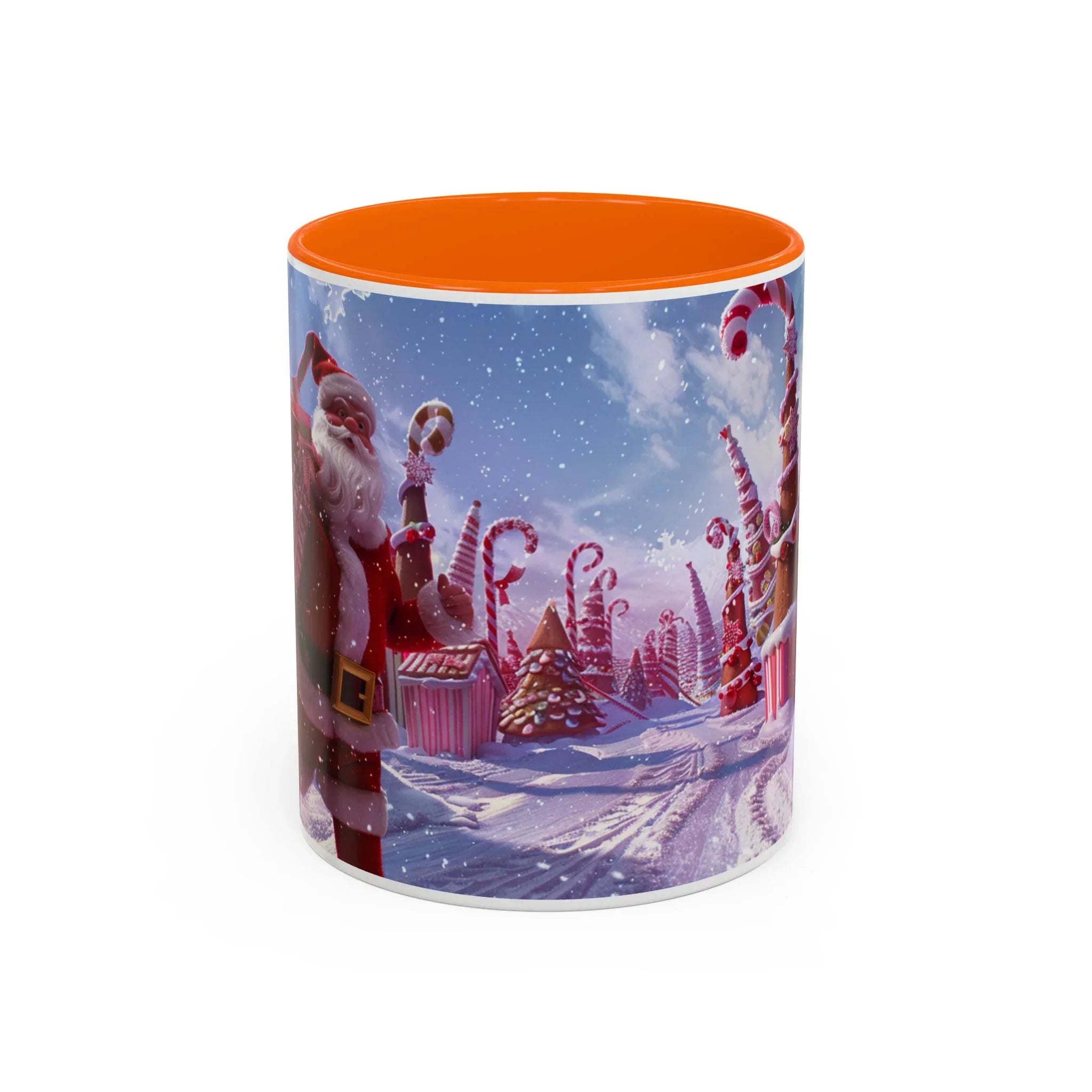 Festive Santa Mug, Holiday Coffee Cup, Christmas Gift for Coffee Lovers, Winter Wonderland Decor, Seasonal Tea Cup - 250 USA Celebration