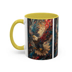 Colorful Mugs (11oz, 15oz) Patriotic Eagle Coffee Mug, American Eagle Coffee Cup - 250 USA Celebration