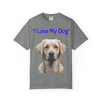 I Love My Dog Labrador Portrait T-shirt | Dog Lover Tee - 250 USA Celebration