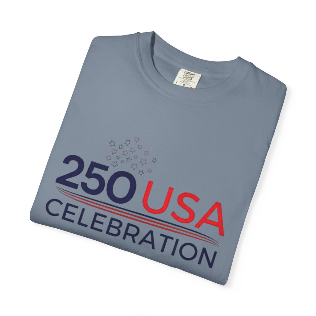 250 USA Celebration T-Shirt — Patriotic 250th Anniversary Tee