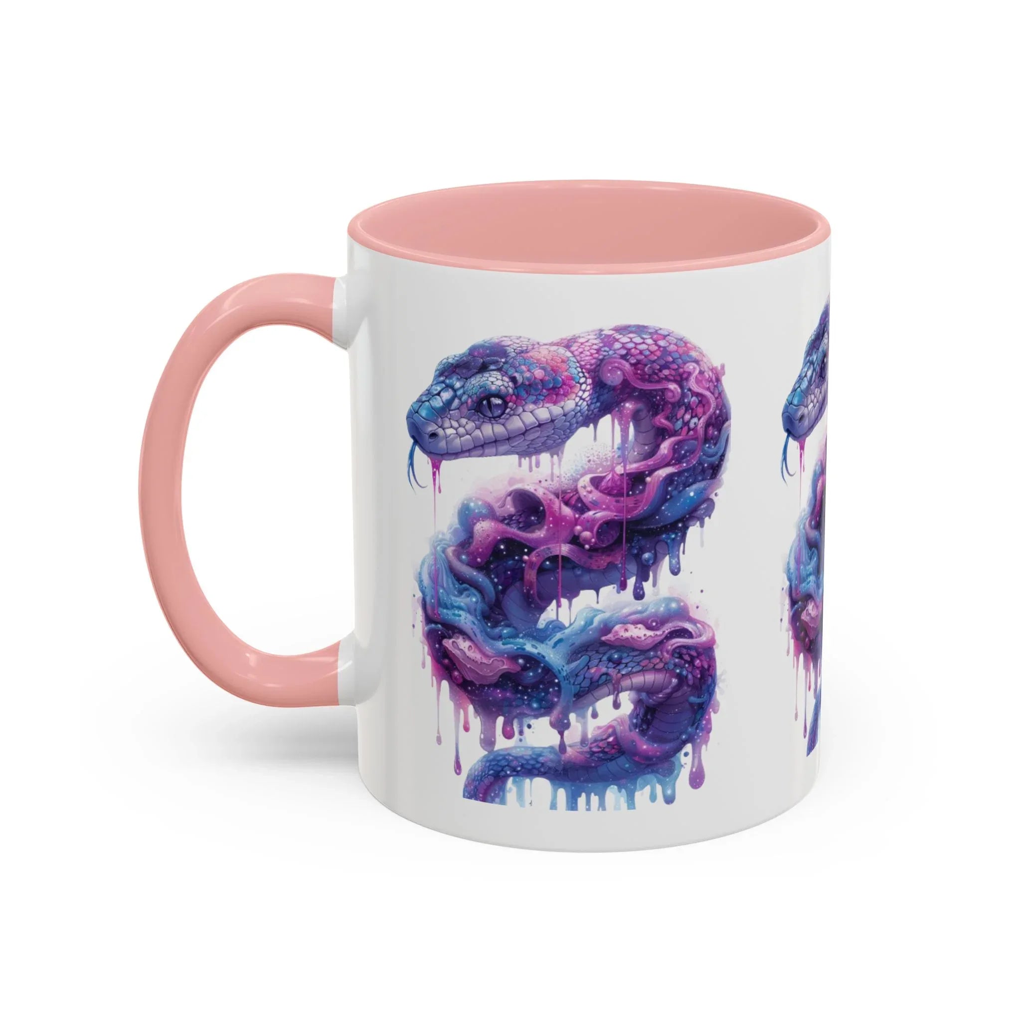 Psychedelic Ouroboros Snake Mug | Rainbow Galaxy Fractal Mushrooms - 250 USA Celebration