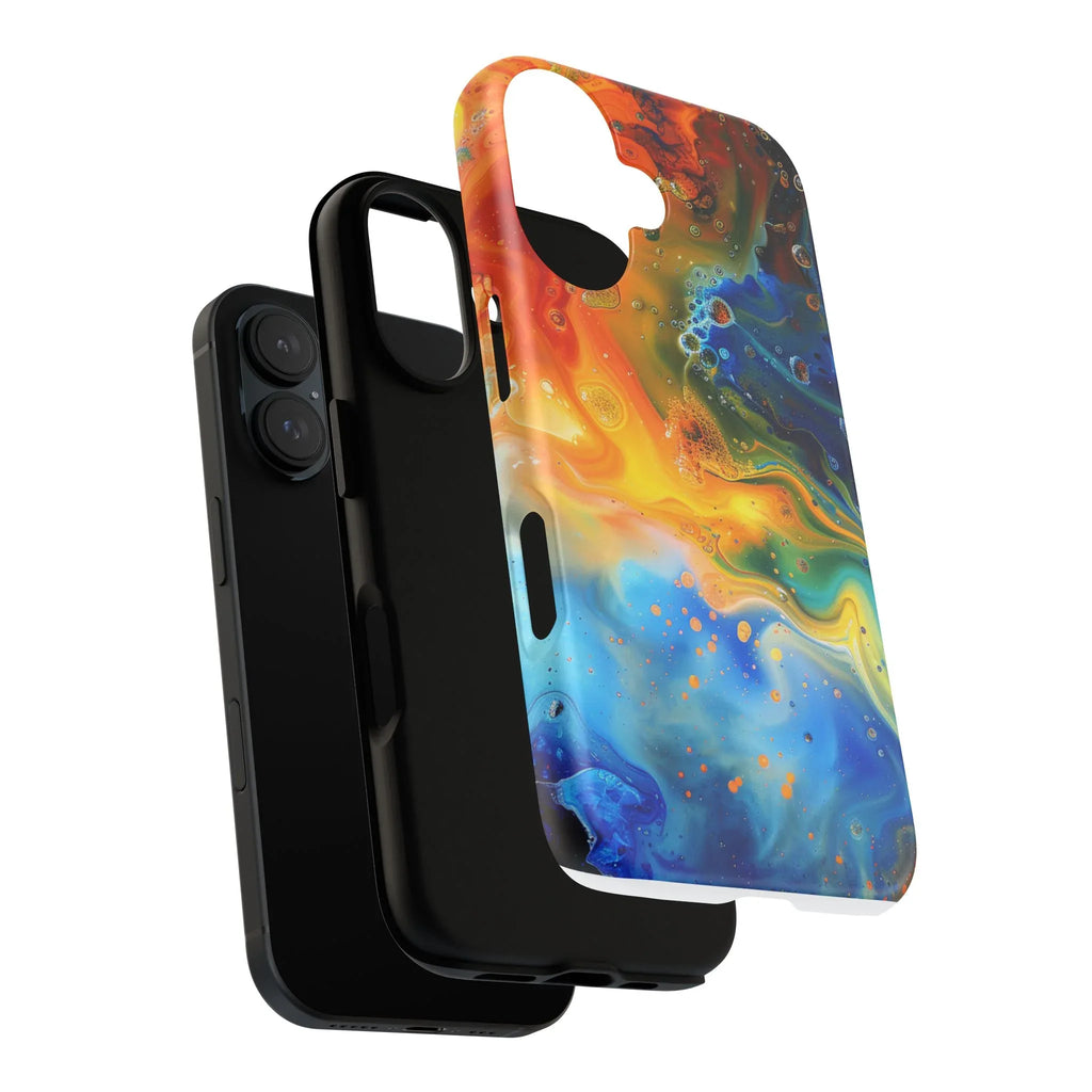 Abstract Colorful Swirl Phone Case | Tough Protective iPhone Cover - 250 USA Celebration
