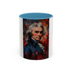 Thomas Jefferson Portrait Art Coffee Mug — Vintage Style Accent Mug