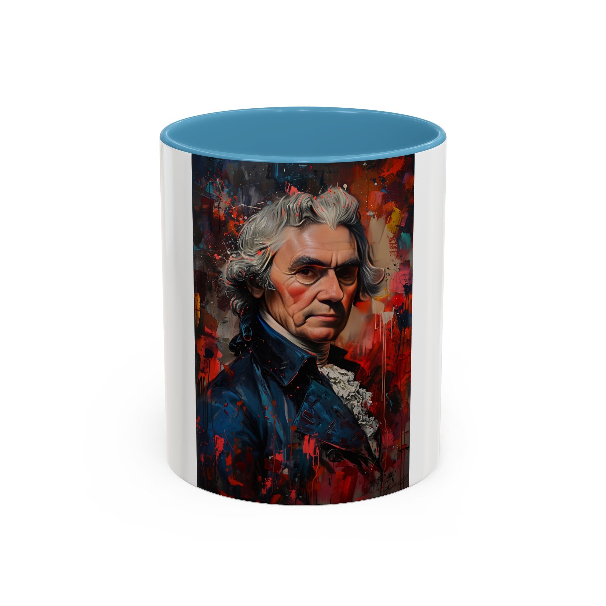 Thomas Jefferson Portrait Art Coffee Mug — Vintage Style Accent Mug