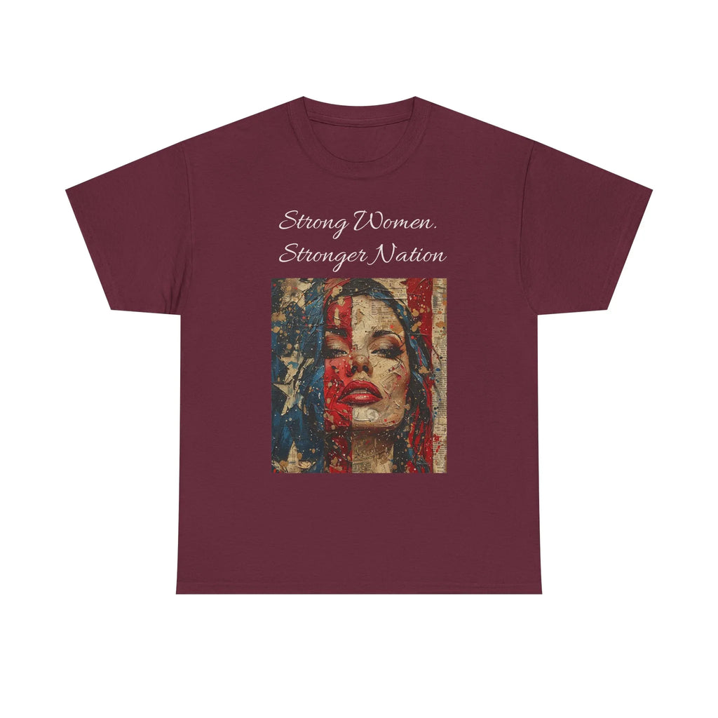 Stylish Retro-Printed Unisex Heavy Cotton Tee, Vintage Art Shirt, Casual Layering Top, Unique Gift for Art Lovers, Relaxed Fit Tee - 250 USA Celebration