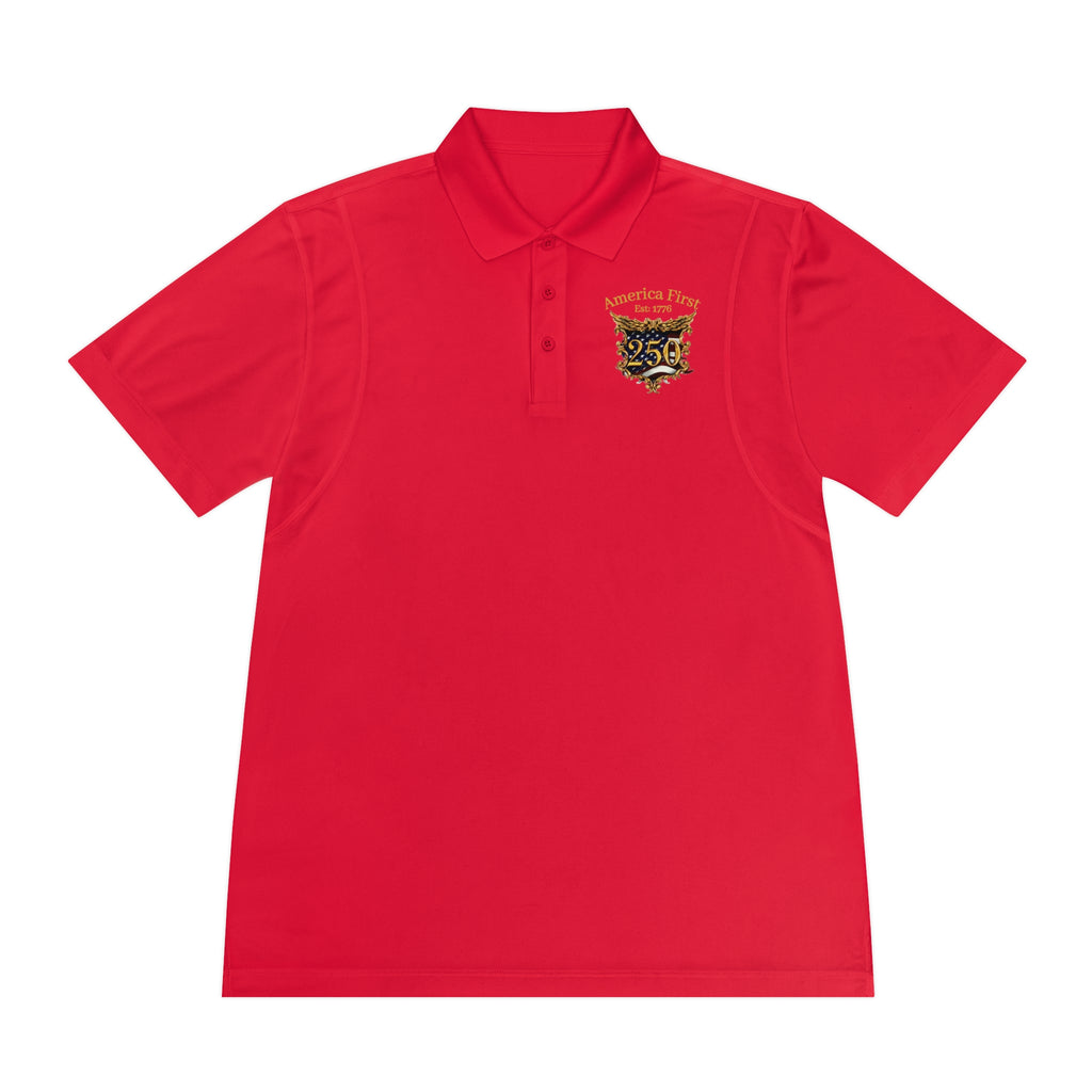 Men's Sport Polo Shirt — American Pride Eagle Shield Polo
