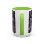 Purple Axolotl Trio Mug | Cute Amphibian Art Ceramic Coffee Cup - 250 USA Celebration