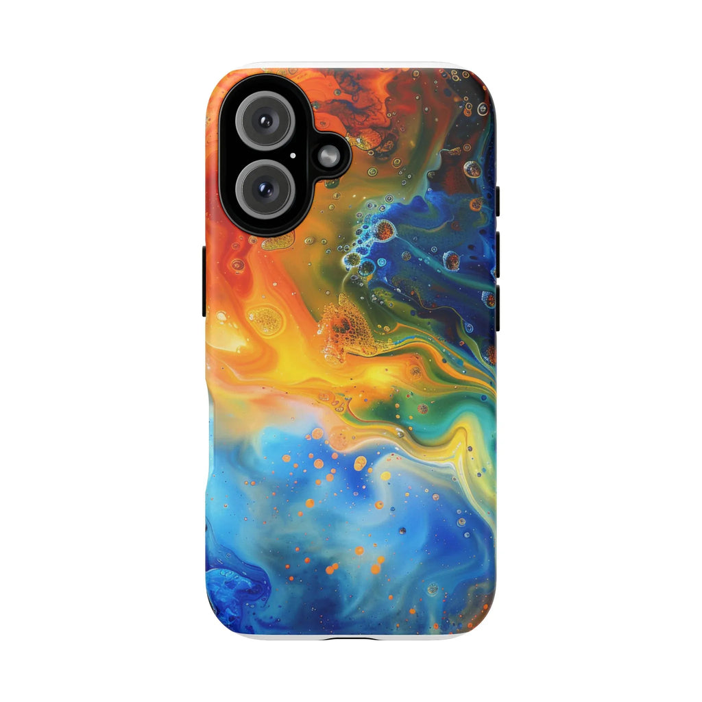 Abstract Colorful Swirl Phone Case | Tough Protective iPhone Cover - 250 USA Celebration