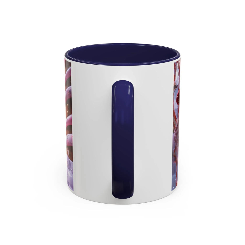 Festive Santa Candy Wonderland Mug | Holiday Santa Claus Candy Cane Forest - 250 USA Celebration