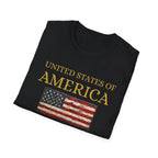 United States of America Patriotic America First T-Shirt | USA Flag